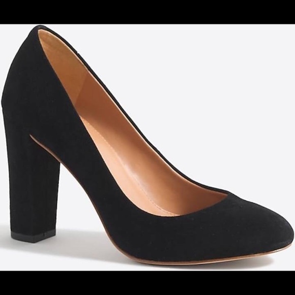 J. Crew Shoes - J. Crew Olive Black Suede Pumps